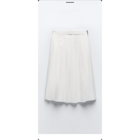 Zara pleated midi skirt - Picture 6 of 10